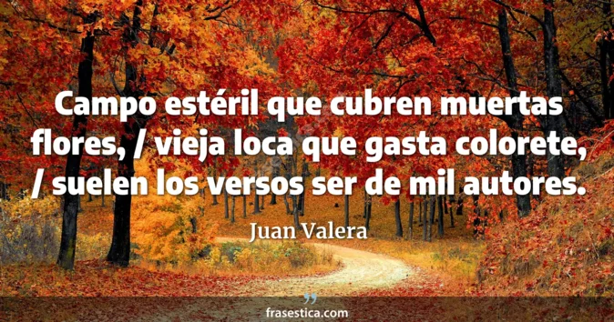 Cita de Juan Valera