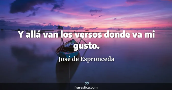 Cita de José de Espronceda