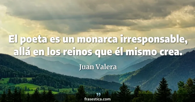 Cita de Juan Valera