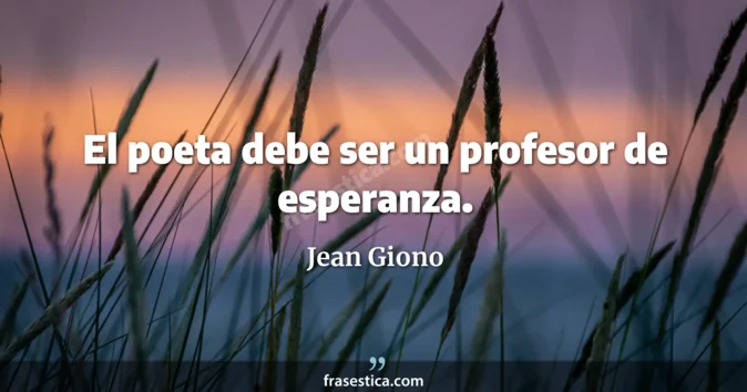 Cita de Jean Giono