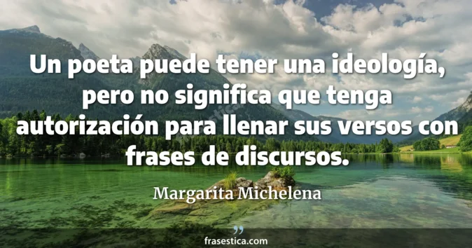 Cita de Margarita Michelena