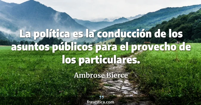 Cita de Ambrose Bierce