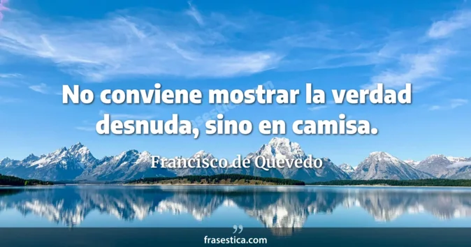 Cita de Francisco de Quevedo