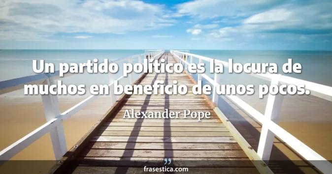 Cita de Alexander Pope