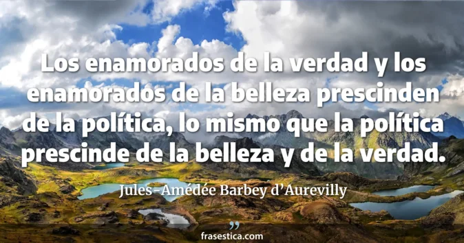Cita de Jules-Amédée Barbey d’Aurevilly