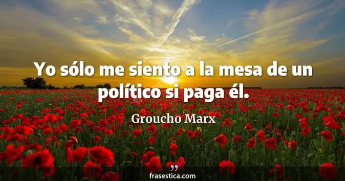 Cita de Groucho Marx