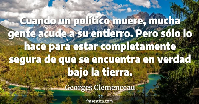 Cita de Georges Clemenceau