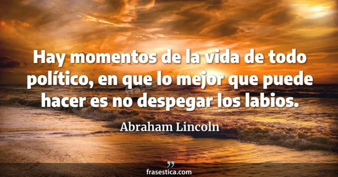Cita de Abraham Lincoln