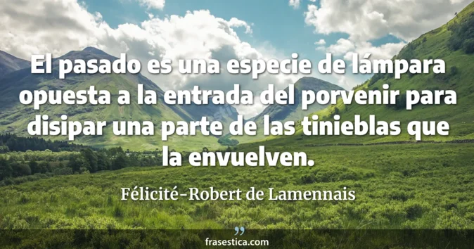 Cita de Félicité-Robert de Lamennais