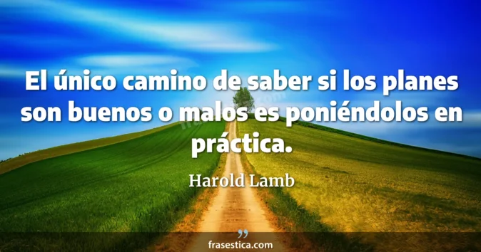 Cita de Harold Lamb