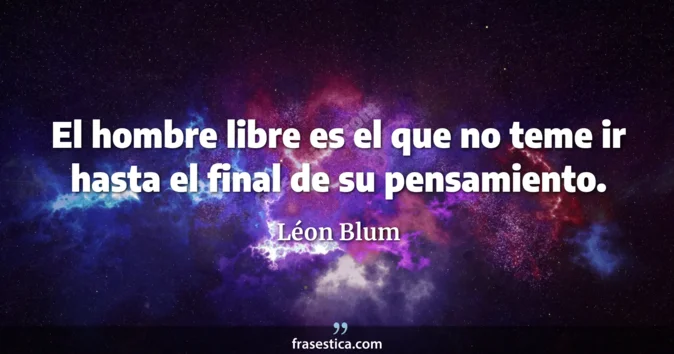 Cita de Léon Blum