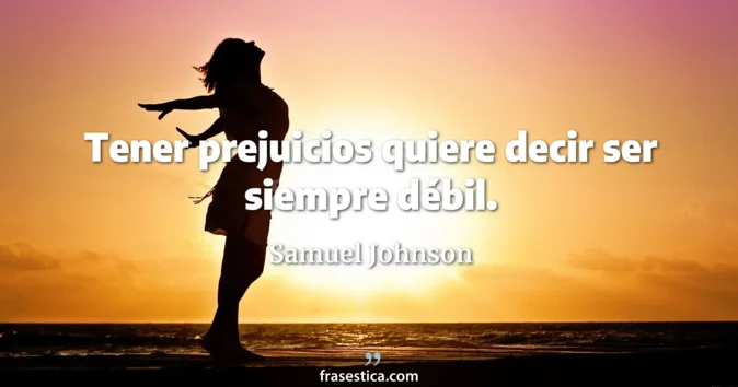 Cita de Samuel Johnson
