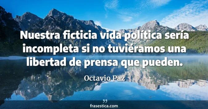 Cita de Octavio Paz