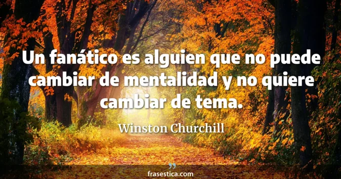 Cita de Winston Churchill