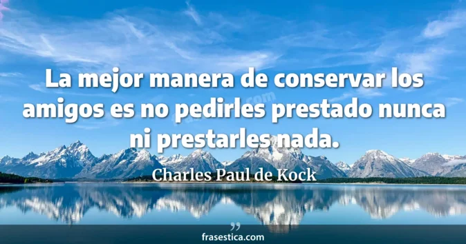 Cita de Charles Paul de Kock