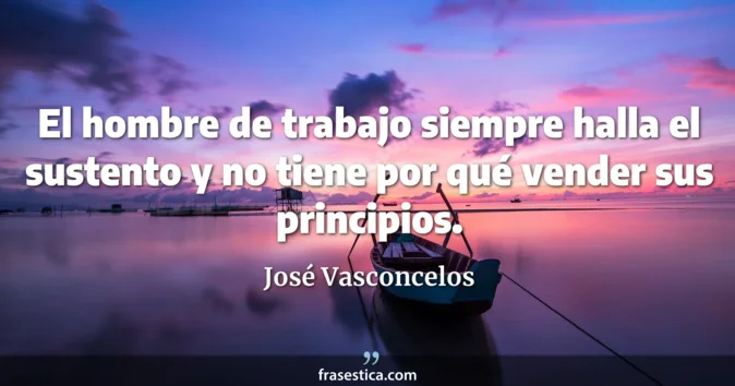 Cita de José Vasconcelos