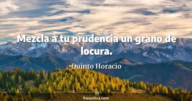 Cita de Quinto Horacio