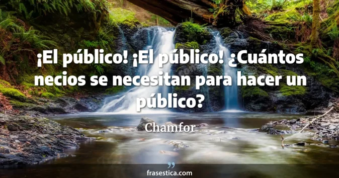 Cita de Chamfor