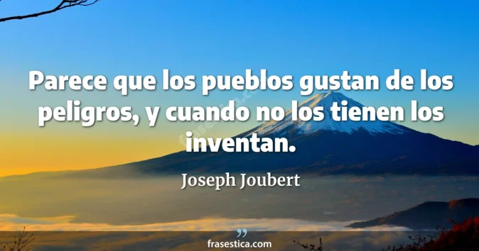 Cita de Joseph Joubert