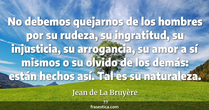 Cita de Jean de La Bruyère
