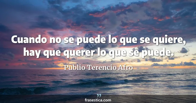 Cita de Publio Terencio Afro