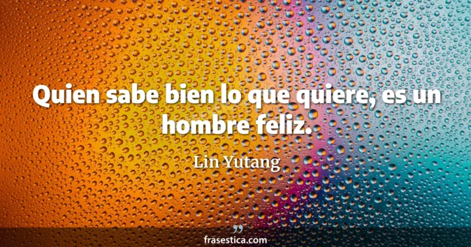 Cita de Lin Yutang