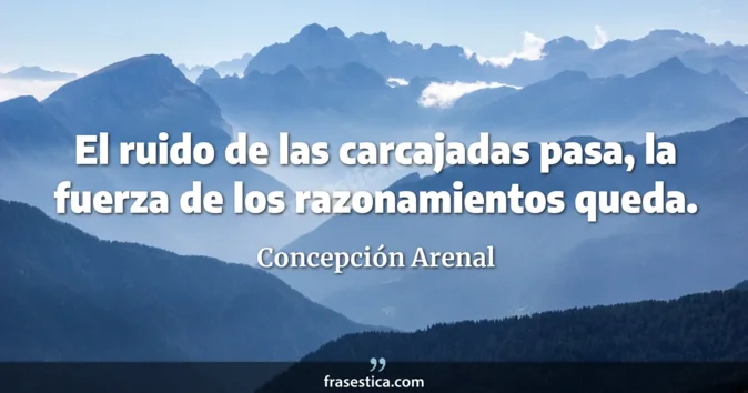 Cita de Concepción Arenal