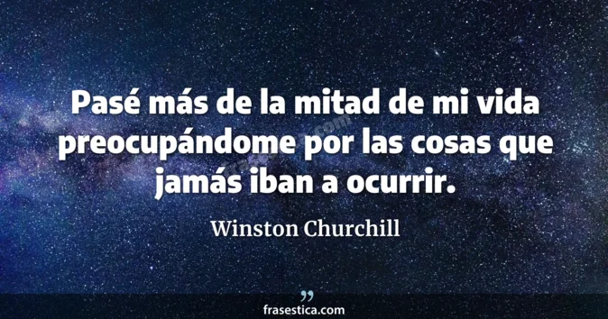 Cita de Winston Churchill