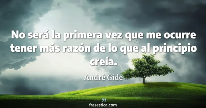Cita de André Gide