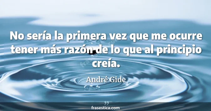 Cita de André Gide