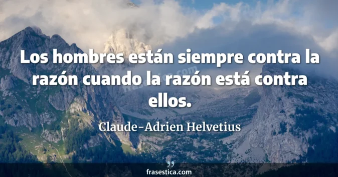 Cita de Claude-Adrien Helvetius