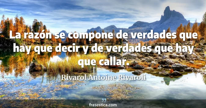Cita de Rivarol Antoine Rivaroli