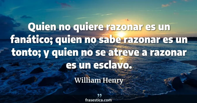 Cita de William Henry