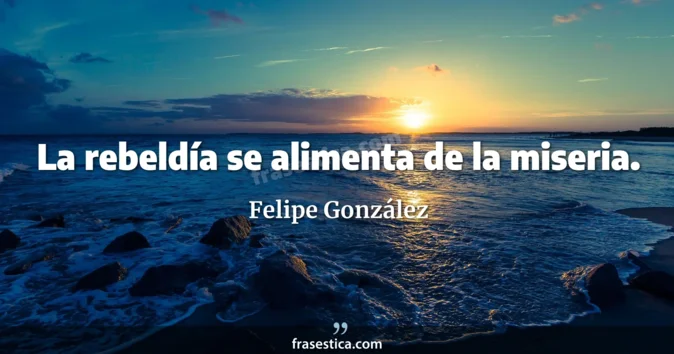 Cita de Felipe González