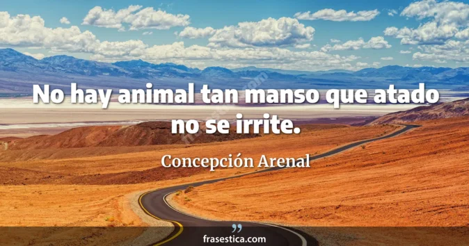 Cita de Concepción Arenal