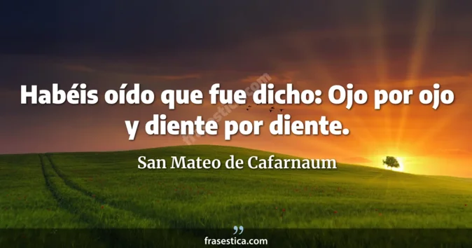 Cita de San Mateo de Cafarnaum