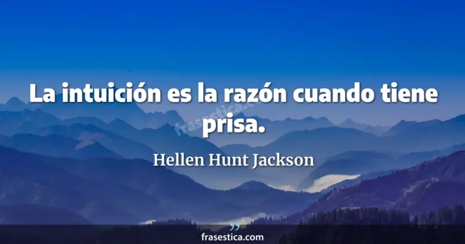 Cita de Hellen Hunt Jackson