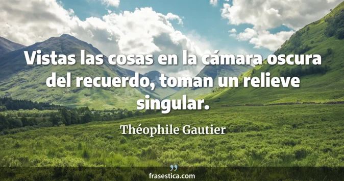 Cita de Théophile Gautier
