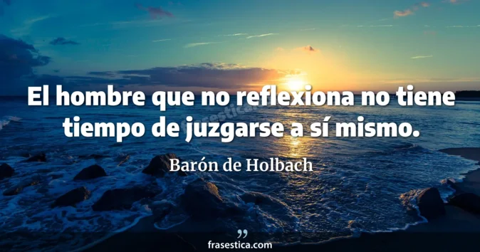 Cita de Barón de Holbach