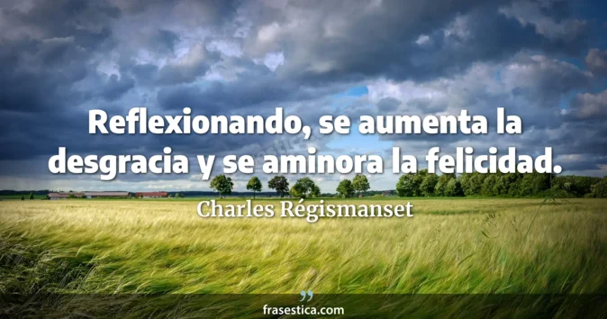 Cita de Charles Régismanset