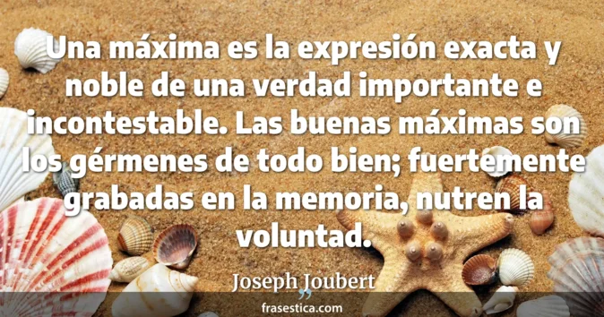 Cita de Joseph Joubert