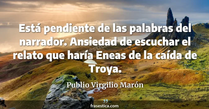 Cita de Publio Virgilio Marón