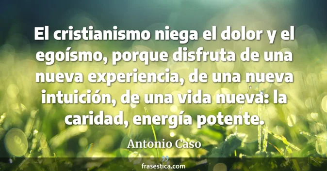 Cita de Antonio Caso
