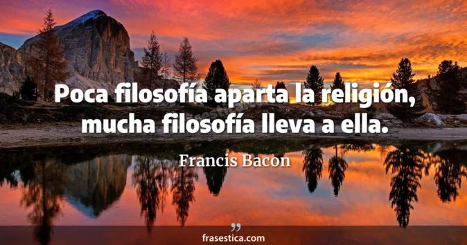 Cita de Francis Bacon
