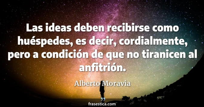 Cita de Alberto Moravia