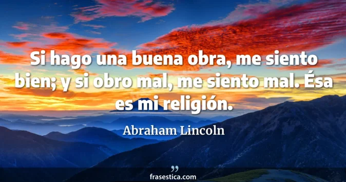 Cita de Abraham Lincoln