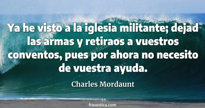 Cita de Charles Mordaunt