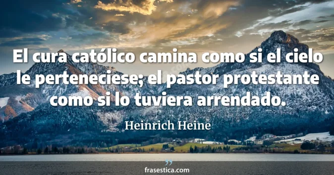 Cita de Heinrich Heine