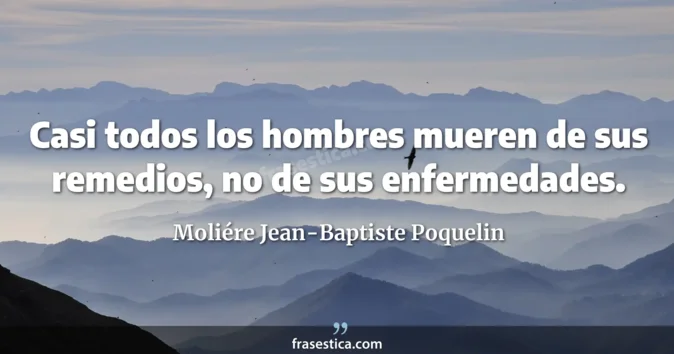 Cita de Moliére Jean-Baptiste Poquelin