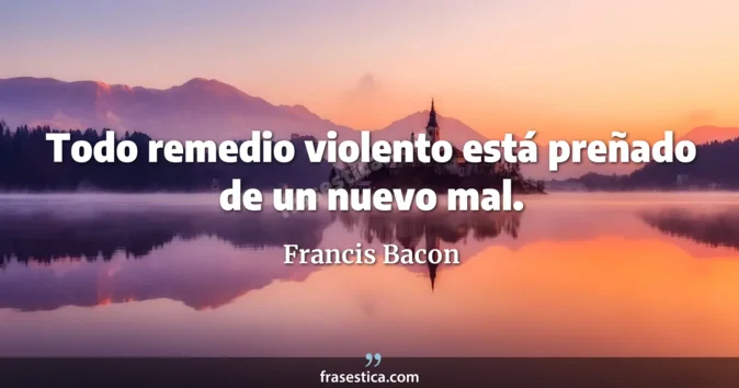 Cita de Francis Bacon